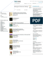 Biological Sciences - Botany From The University of Chicago Press - (Book List With Authors) PDF