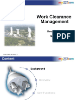 Work Clearance Management Overview