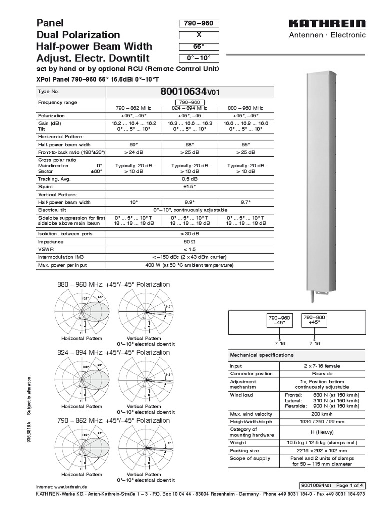 Antenna Datasheet: Ant24-1400 Specs | PDF | Antenna (Radio) | Wireless