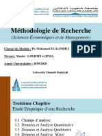 Méthodologie de Recherche-Chapitre 3-1 PDF