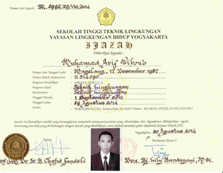 1 Ijazah S1 Pdf