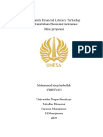 Pengaruh Financial Literacy Terhadap Pertumbuhan Ekonomi Indonesia