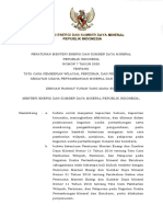 Permen - ESDM Nomor 7 Tahun 2020 Salinan PDF