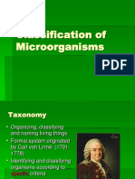 Classification of Microorganisms - PPT Edited Sept 2016