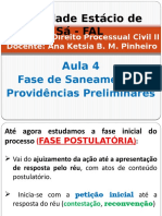 Providências preliminares no processo civil