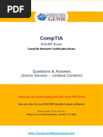 CompTIA N10-007 Exam CompTIA Network Cer