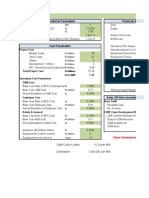 Project Finance Solar PV Model