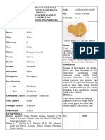 Laporan Resmi Penggolongan Mineral