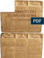 El Computo Del Tiempo en Roma PDF