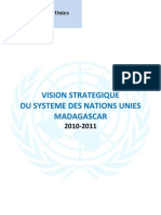 Vision Stratégique du Système des Nations Unies à Madagascar