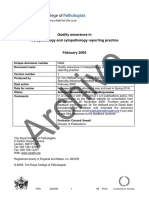 Quality Assurance in Histopathology and Cytopathology Reporting Practice Feb 2009 PDF