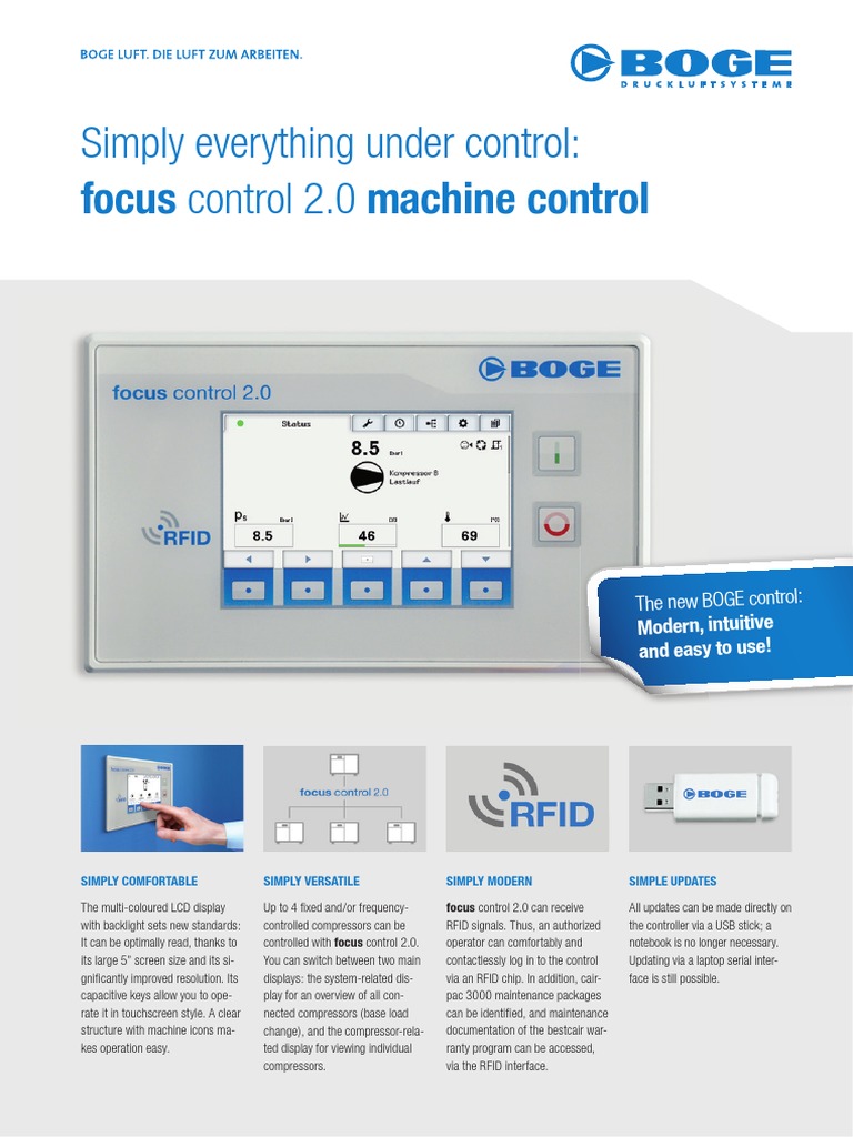 Focus2 0 Touchscreen Radio Frequency Identification