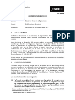 Modificaciones contrato servicios públicos