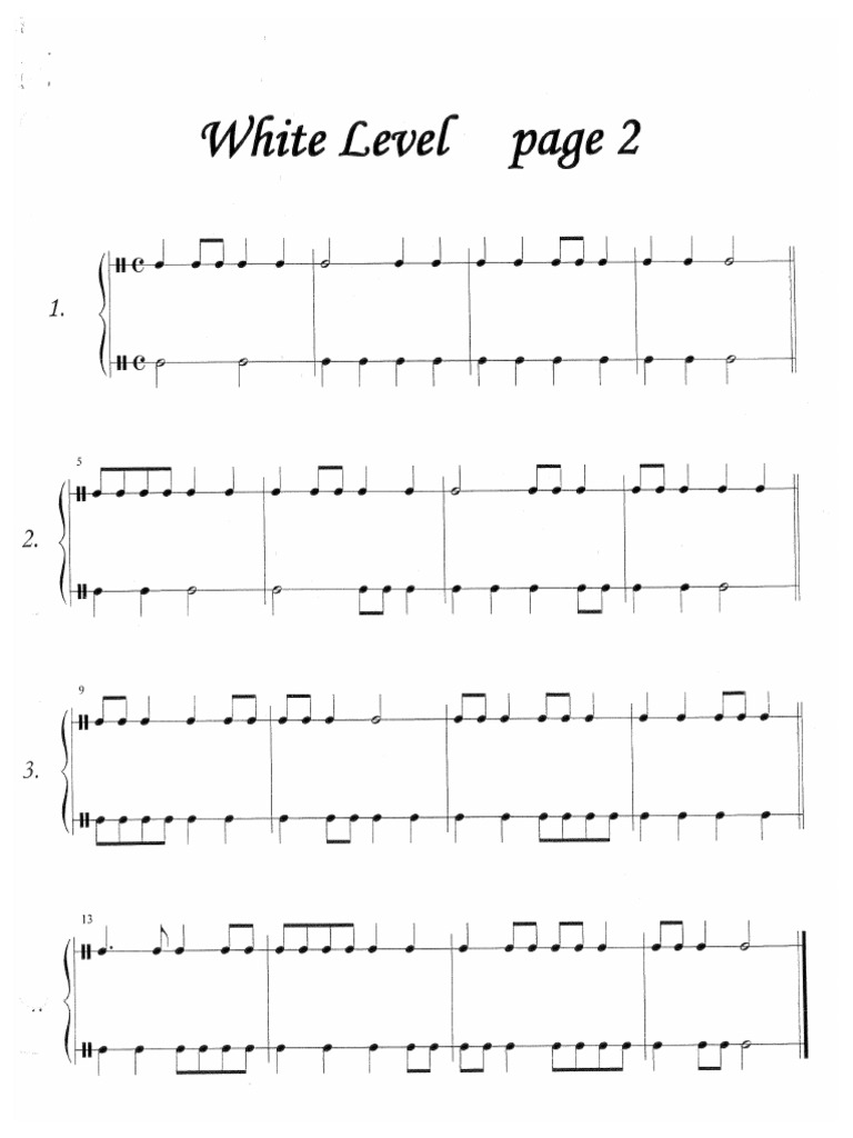 Rhythm Exercises PDF