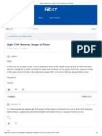 High CVM Memory Usage in Prism _ Nutanix Community