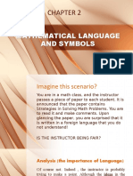 2 Mathematical Language and Symbols
