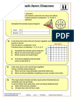 Statistics. Level 7. Probability. Sample Space Diagrams