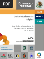 Guía para el Manejo de la Ansiedad GPC | PDF