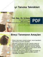 Bireyi Tanıma Teknikleri Mayıs 2009