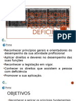 Ética Profissional e Direitos Das Pessoas Com Deficiência