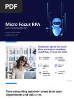 Micro Focus Rpa Customer Facing Presentation