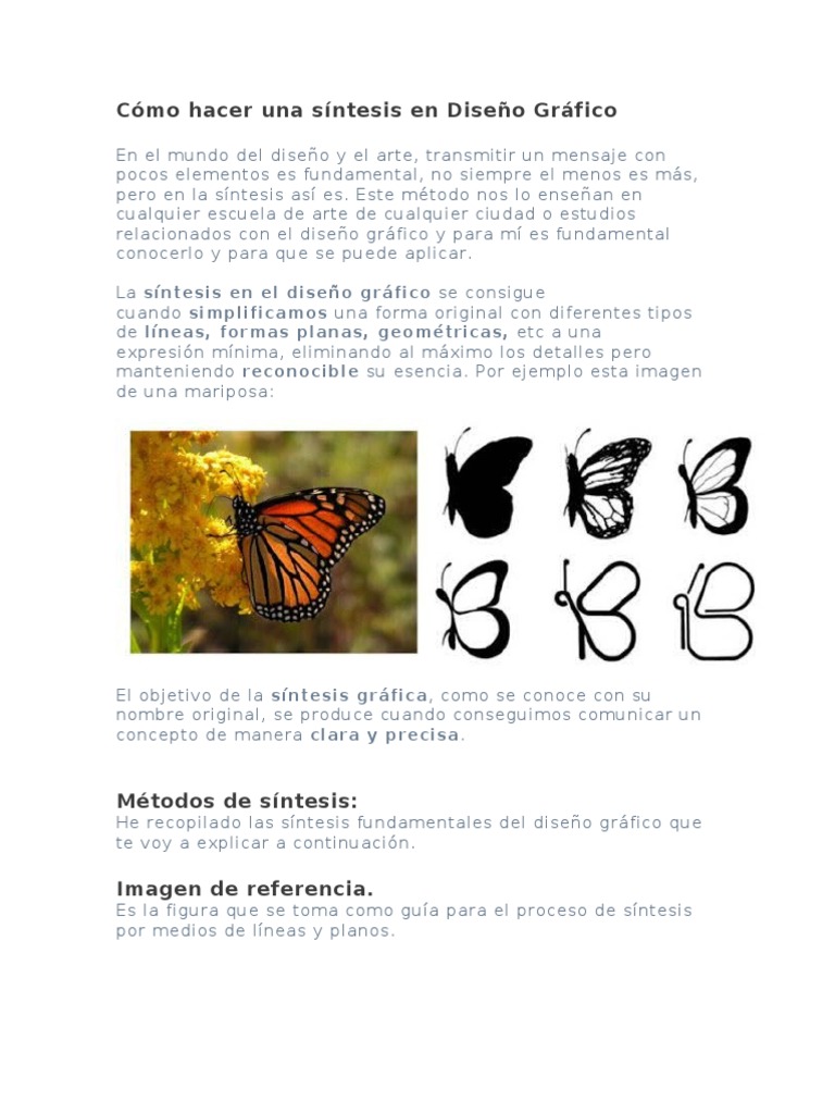 Cómo Hacer Una Síntesis en Diseño Gráfico | PDF | Imagen | Diseño