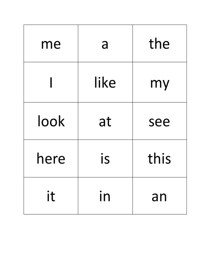 Fun Words for Kids' Learning | PDF