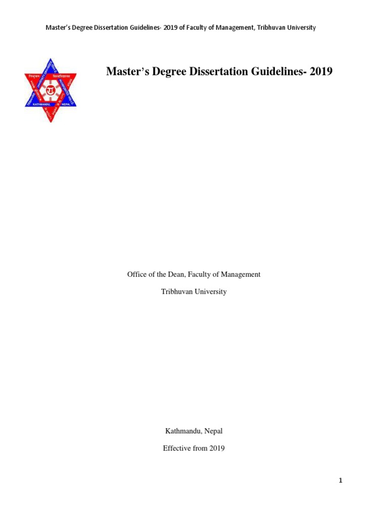 Dissertation Writing Guideline PDF | PDF | Thesis | Statistical ...