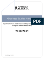 Graduate Studies Handbook 2018-19