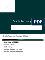 Oracle Recovery Manager: Deepak Chauhan