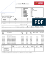 Account Statement Summary