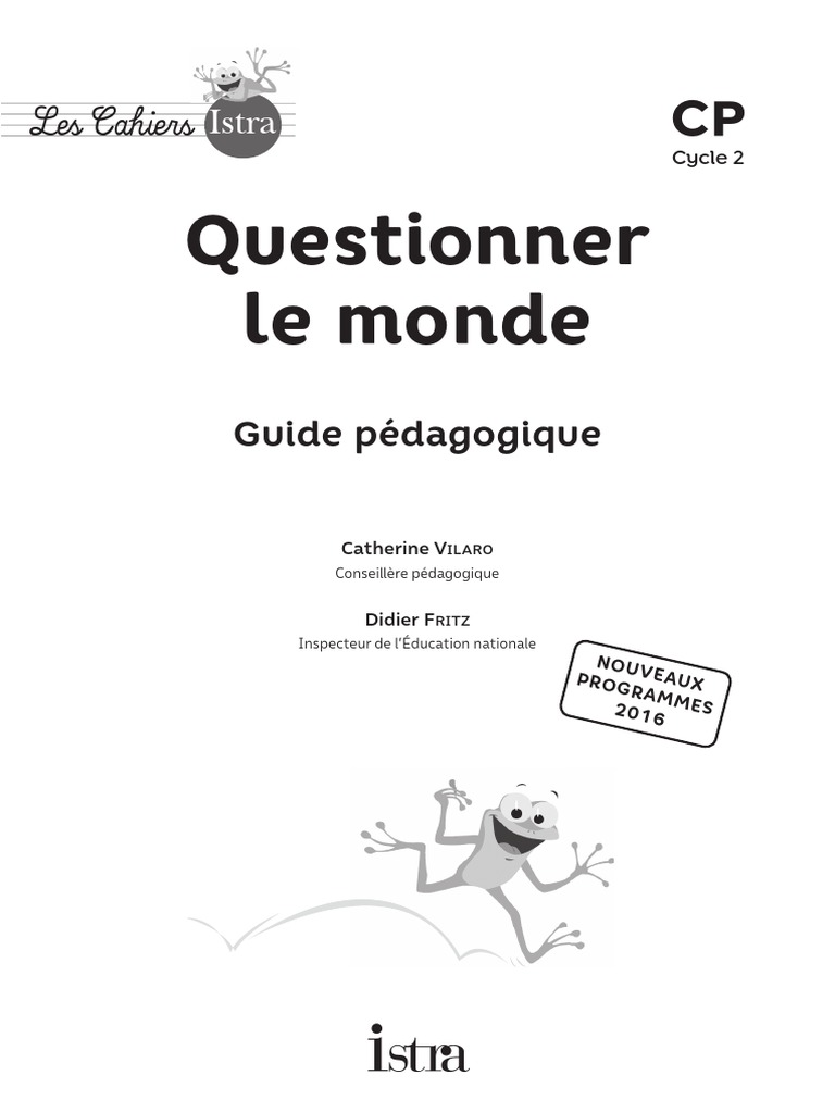 Guide Peda Qlm Istra Cp Pdf Nuage Cycle De L Eau