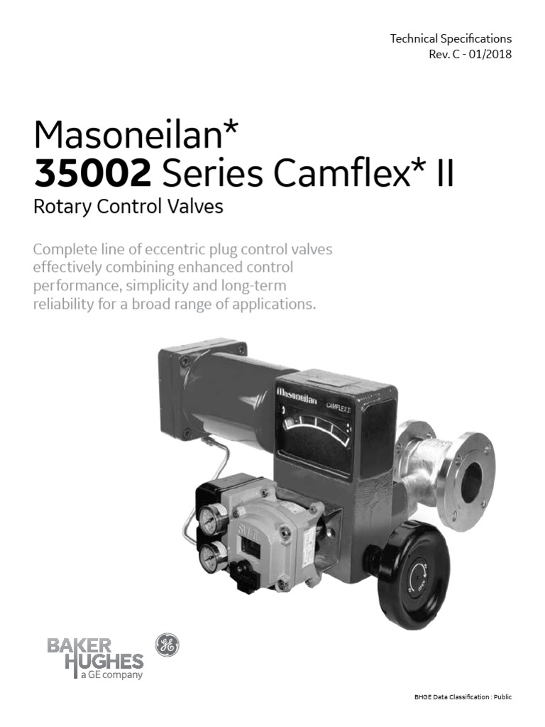 Dresser Masoneilan Camflex II 35002 Series Rotary Control Valves 01 ...