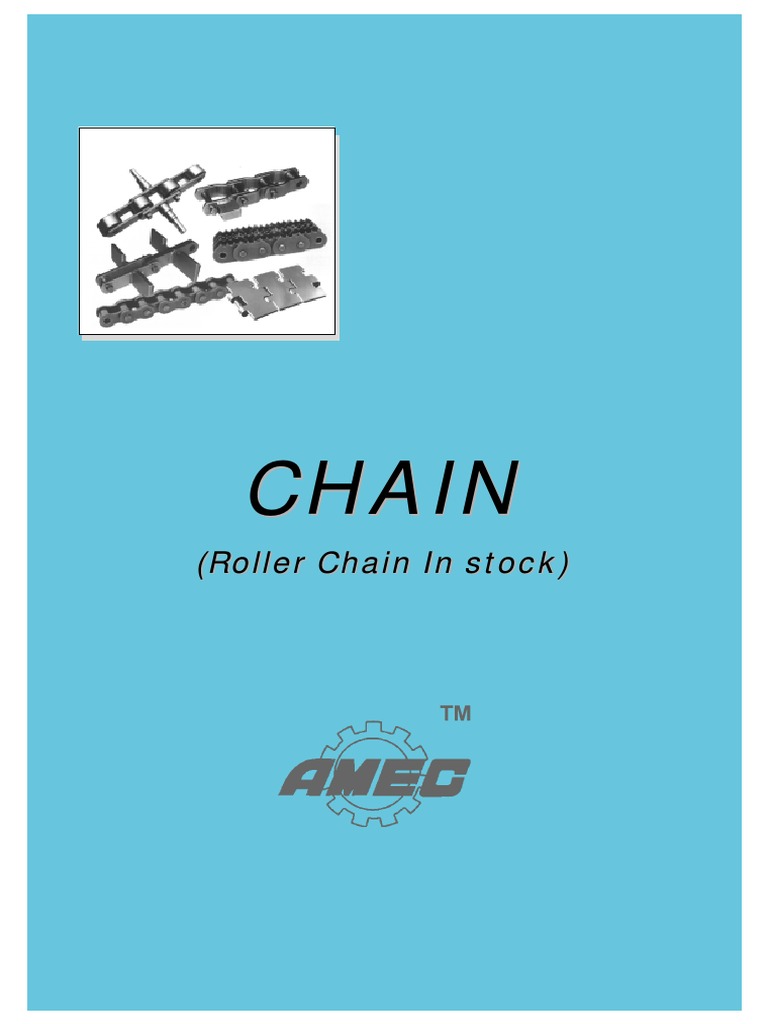 Amec Chains | PDF | Mechanical Engineering | Manufactured Goods
