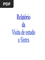 Relatório da visita de estudo a Sintra1-