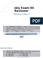Weekly Exam 04 Reviewer