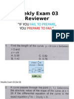 Weekly Exam 03 Review Solved (Set B