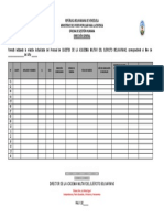 Formato de La Relación Actualizada Del Personal de Cadetes de La Academia Del EJB