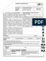 EXAMEN 3ros Quimica 2019 - 2020