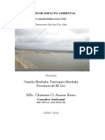 Estudio de Impacto Ambiental de La Camaronera - 2018