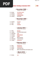 2021 Festivals | PDF | Traditions | Religious Holidays