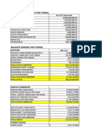 Presupuesto pro forma de hospital con análisis de estados financieros, ventas, costos y gastos