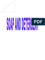 Soap and Detergent Form 5