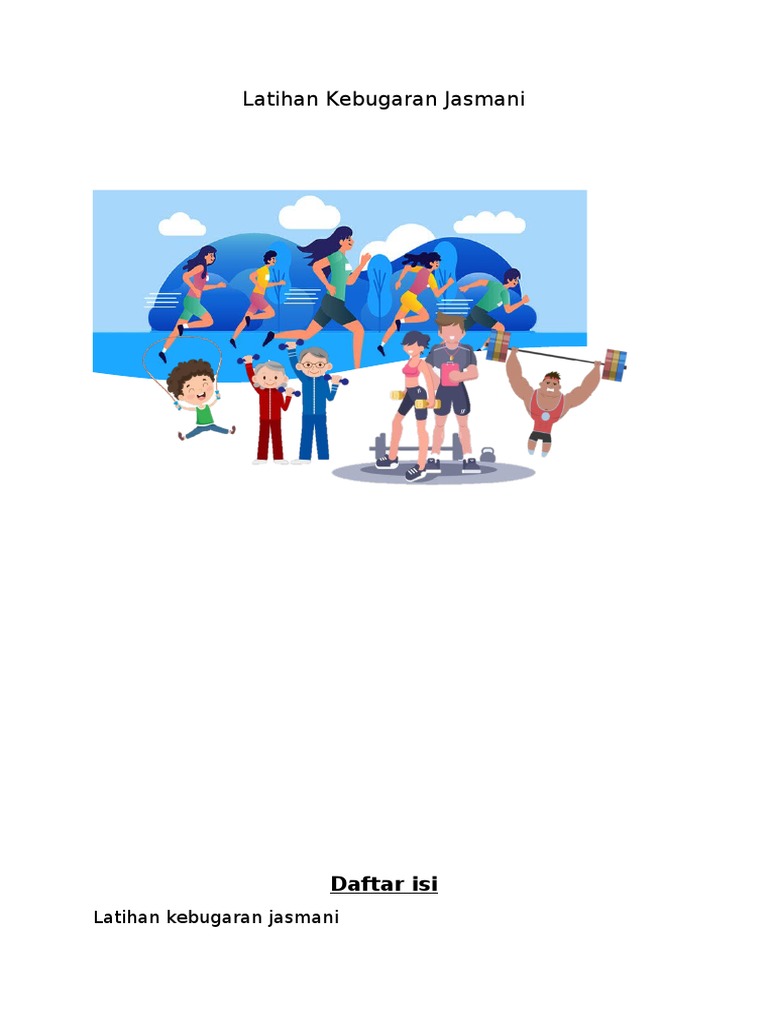 Makalah pjok latihan kebugaran jasmani pdf