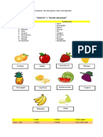 Materi Fruits Untuk Kelas 1 SD
