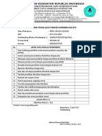 Form - Penilaian Proses Bimbingan Kti