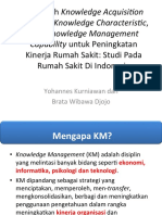 Pengaruh Knowledge Aquisition Strategy Characteristic Management Pada Kinerja RS PDF