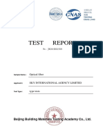 Lab Test Report For Optical Fibre - Jorge PDF