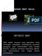 Pengadaan OBAT halal