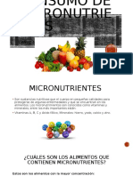 Consumo de Micronutrientes